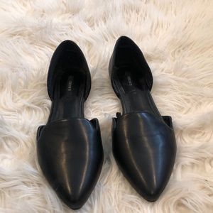 Never worn black flats